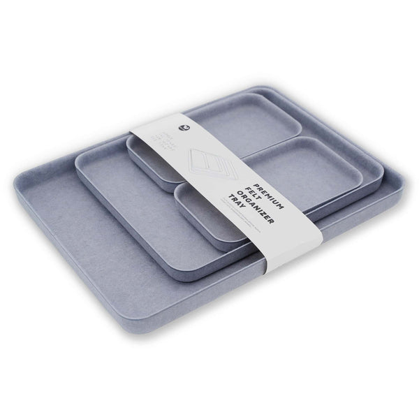 4-piece  EDC Catchall felt trays